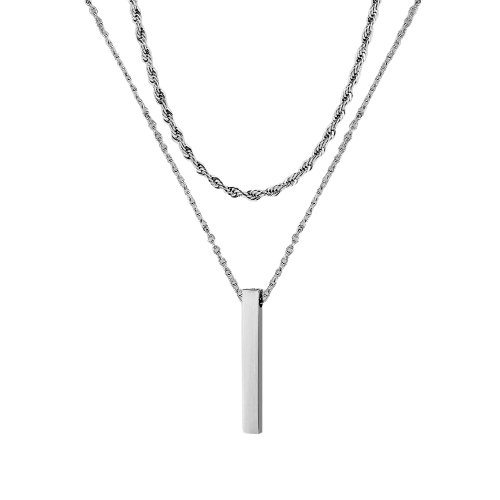 Tower Necklaces Layering Stainless